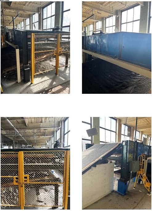 HUNTER 9A Cross Lapper, 100" inlet x 105" laydown,
